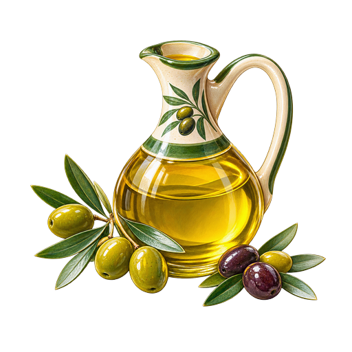 Aceite Monterrubio sticker illustration