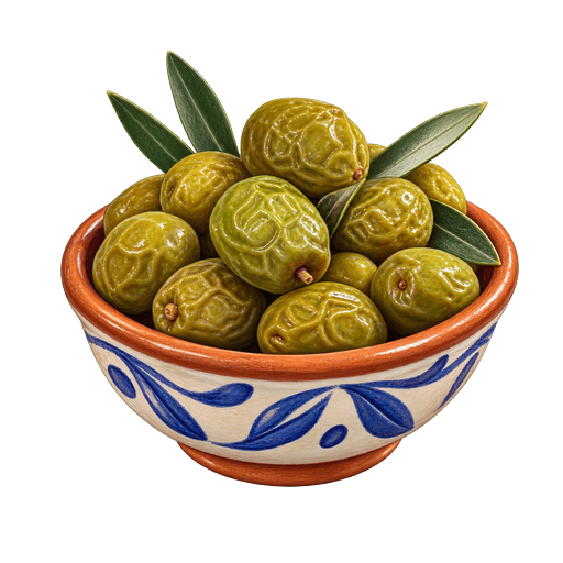 Aloreña Olives from Málaga sticker illustration