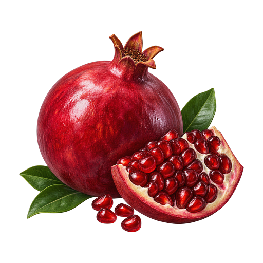 Kandahar Pomegranate sticker illustration