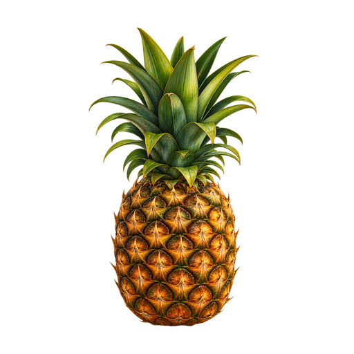Antigua Black Pineapple sticker illustration
