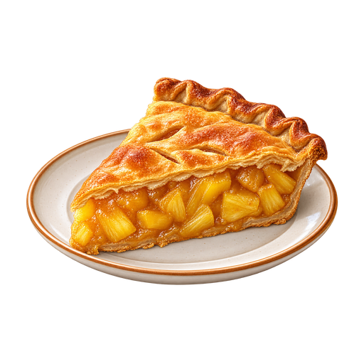 Antiguan Pineapple Pie sticker illustration