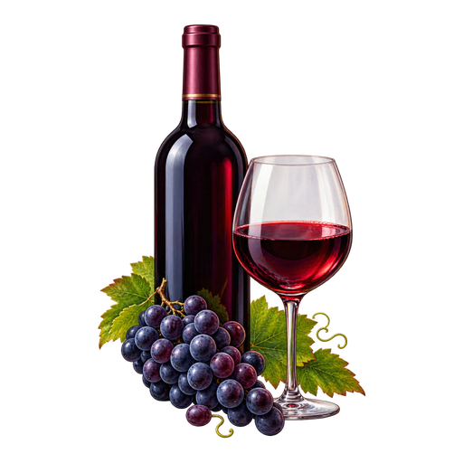 Aglianico del Taburno sticker illustration