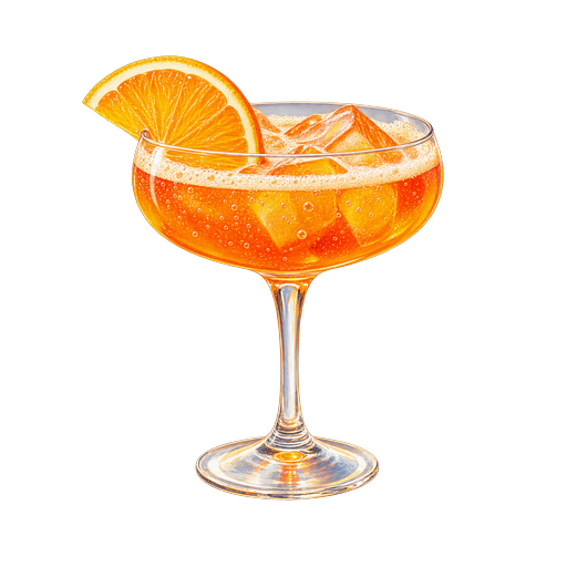 Valencia Water Cocktail sticker illustration