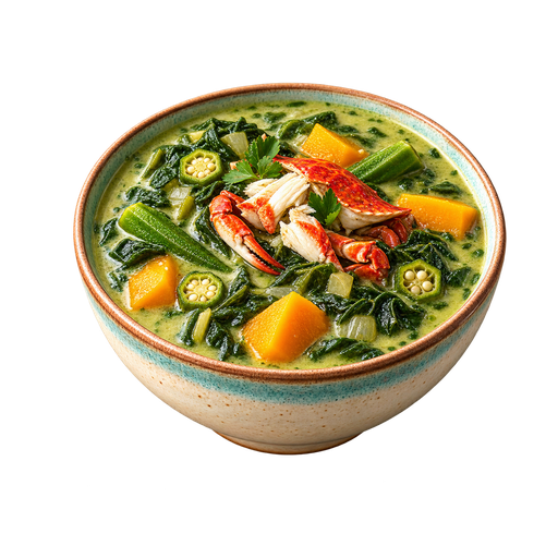 Anguillian Callaloo Soup sticker illustration