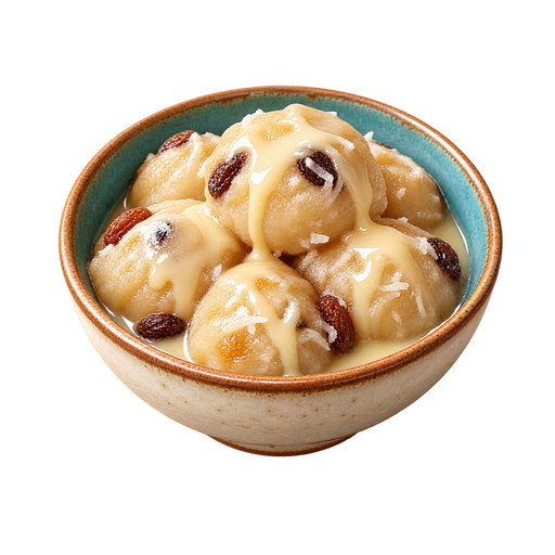 Anguillian Coconut Dumplings sticker illustration