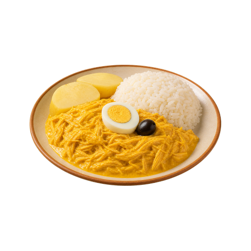 Ají de Gallina sticker illustration
