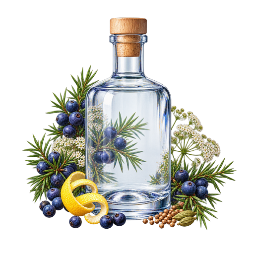 Åland Distillery Gin sticker illustration