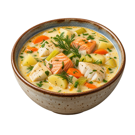 Åland Fish Soup sticker illustration