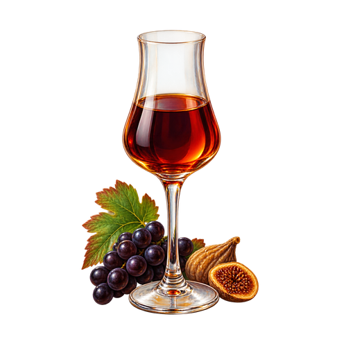 Aleatico di Gradoli liquoroso sticker illustration