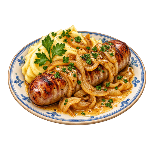 Andouillette à la rouennaise sticker illustration