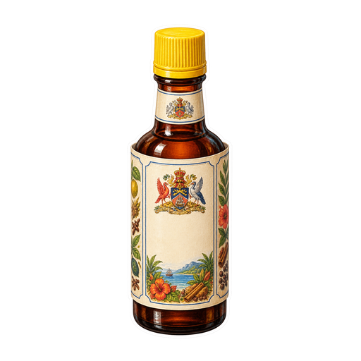 Angostura Bitters sticker illustration