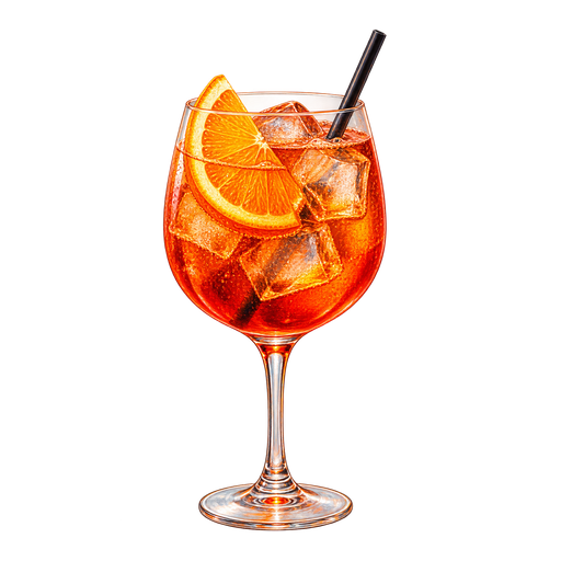 Aperol sticker illustration