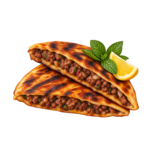 Grilled Meat-Stuffed Bread sticker illustration