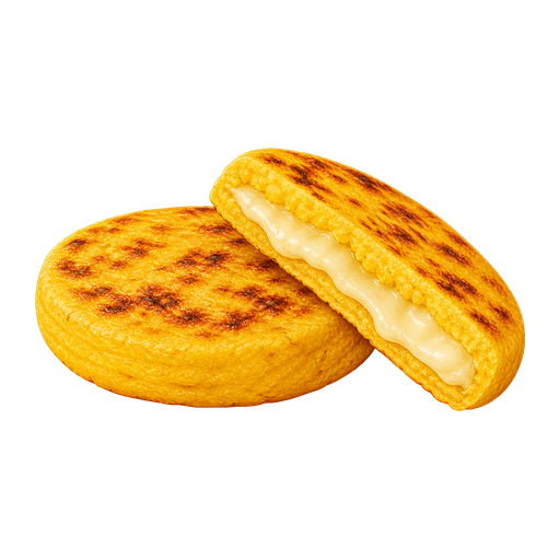 Arepa Boyacense sticker illustration
