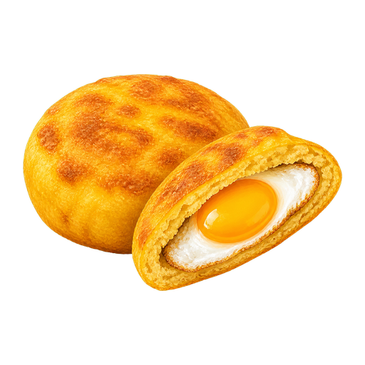 Arepa de Huevo sticker illustration