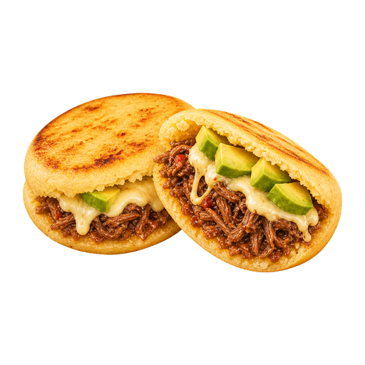Arepa Rellena sticker illustration