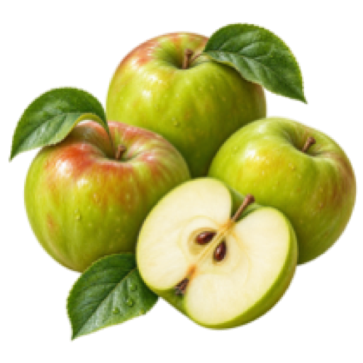 Armagh Bramley Apples sticker illustration