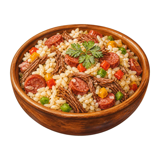 Arroz Atabaqueado sticker illustration