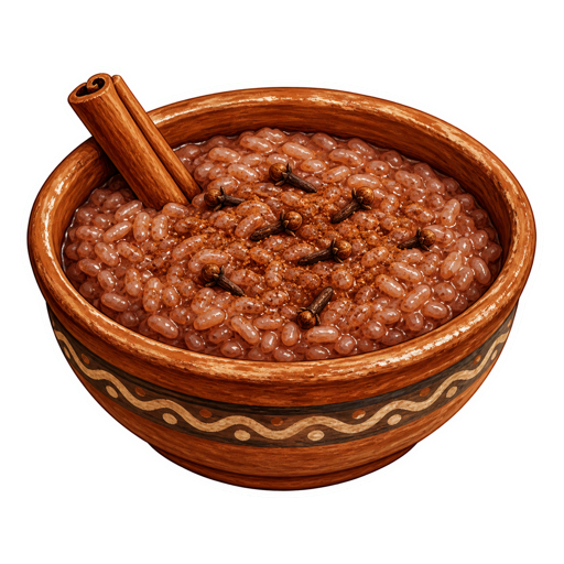 Arroz con Coco sticker illustration