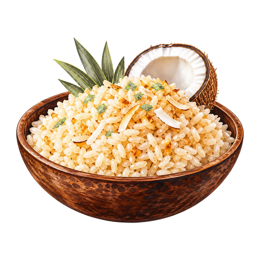 Arroz con Coco sticker illustration