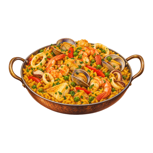 Arroz con Mariscos sticker illustration
