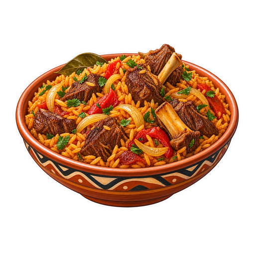 Goat Rice sticker illustration