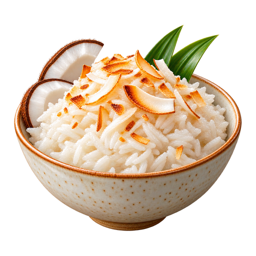 Coconut Rice sticker illustration