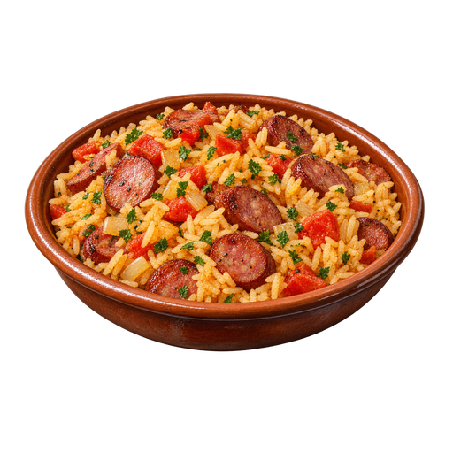 Arroz de Linguiça sticker illustration