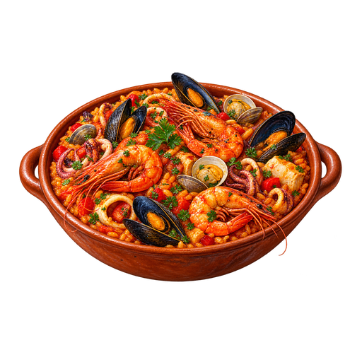 Arroz de Marisco sticker illustration