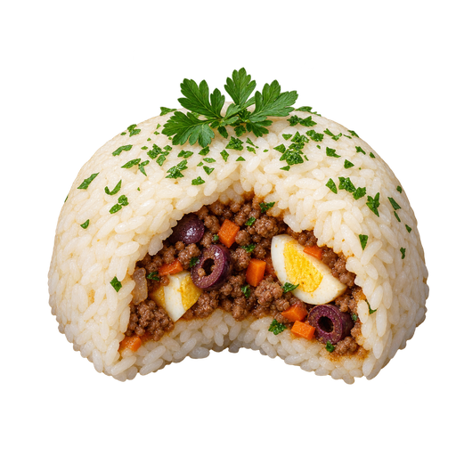 Arroz Tapado sticker illustration