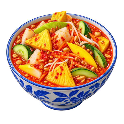 Asinan sticker illustration