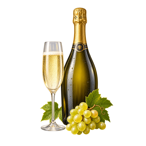 Asolo Prosecco Superiore DOCG sticker illustration