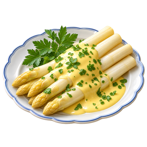 Flemish Asparagus sticker illustration