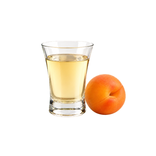 Apricot Schnaps sticker illustration
