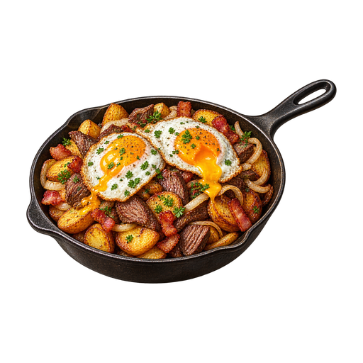 Tyrolean Potato Hash sticker illustration
