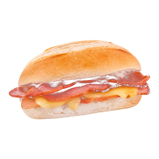 Cheese and Bacon Roll sticker illustration