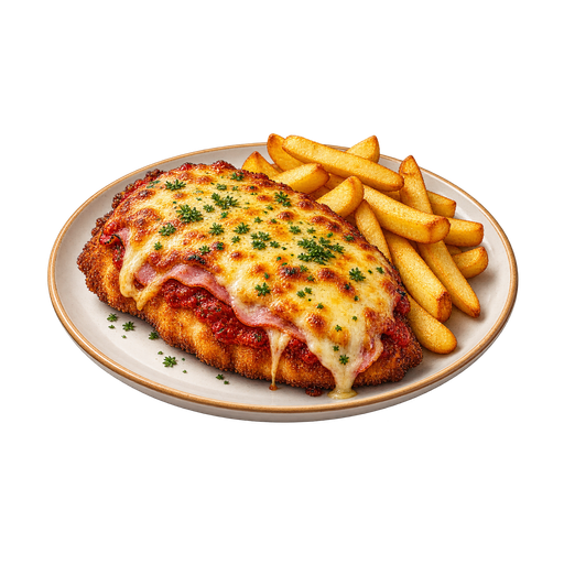 Chicken Parmigiana sticker illustration