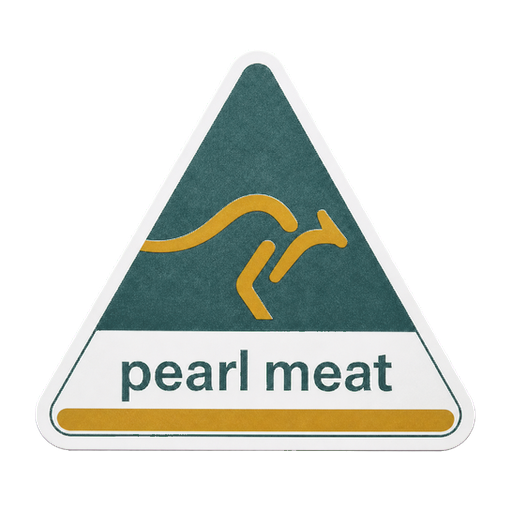 Pearl Meat sticker illustration