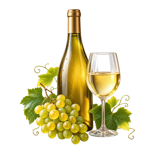 Luxembourg Auxerrois Wine sticker illustration