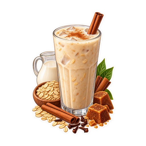 Avena Colombiana sticker illustration