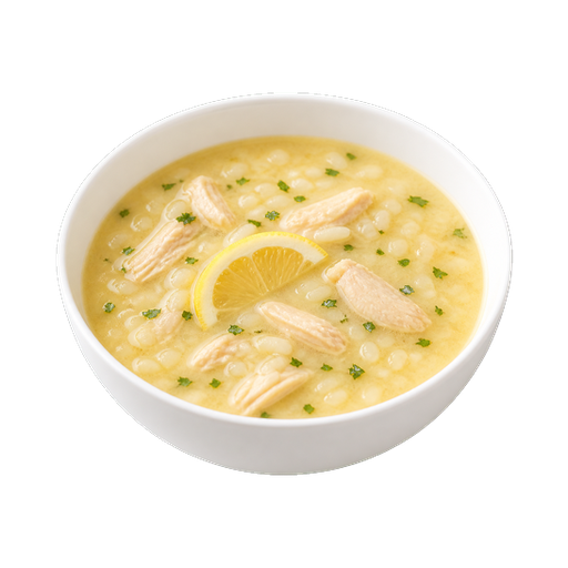 Avgolemono sticker illustration