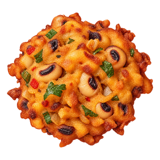 Black-Eyed Pea Fritters sticker illustration