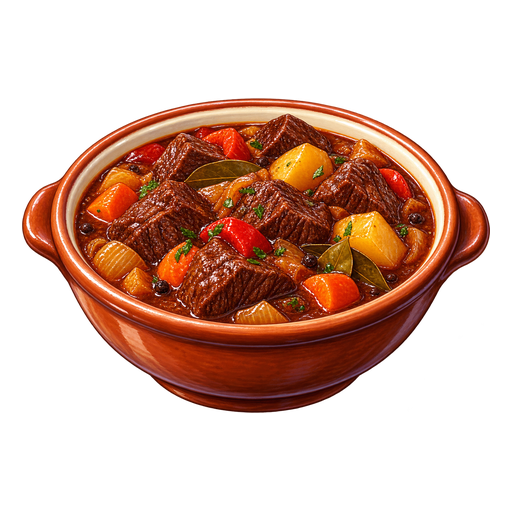 Beef Stew sticker illustration
