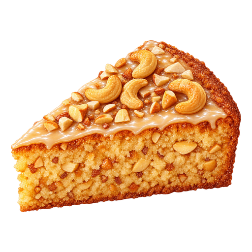 Cashew Cake sticker illustration