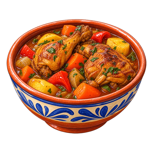 Chicken Stew sticker illustration