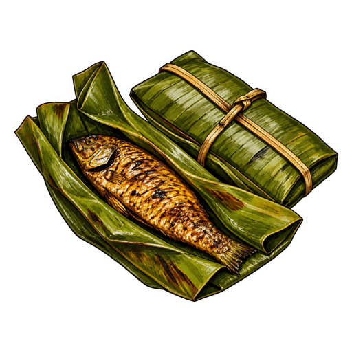 Ayampaco sticker illustration