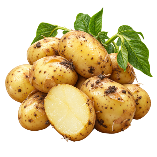 Ayrshire New Potatoes sticker illustration