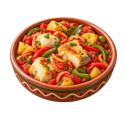 Equatoguinean Bacalao sticker illustration