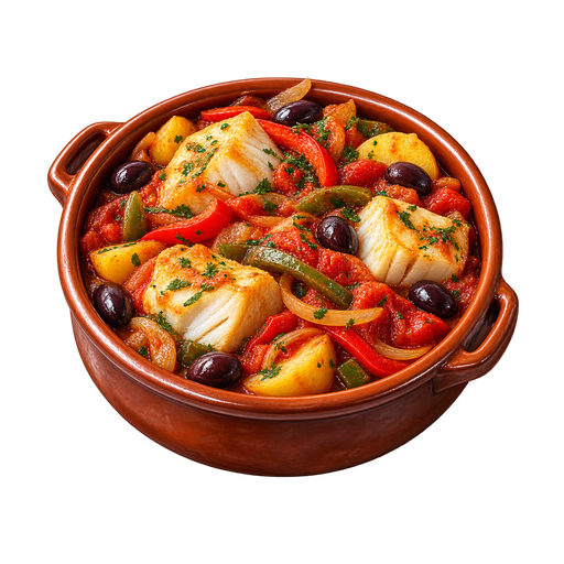 Bacalao sticker illustration