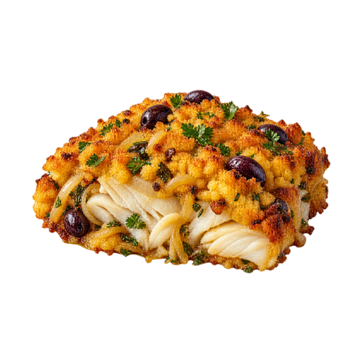 Bacalhau Com Broa sticker illustration